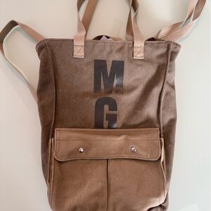Madden Girl Olive Canvas Backpack